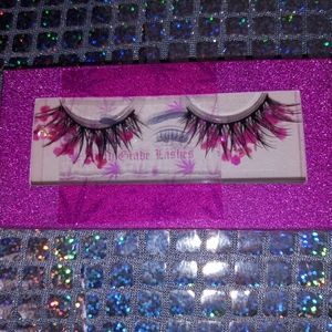 Pink Bokeh GLITTER LASHES